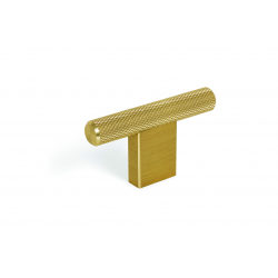 Graft T-Knob Handle - 60mm - Brushed Brass