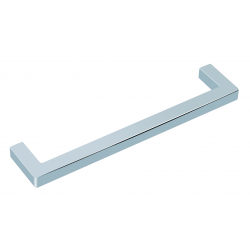 Square D Handle - 136mm - Polished Chrome