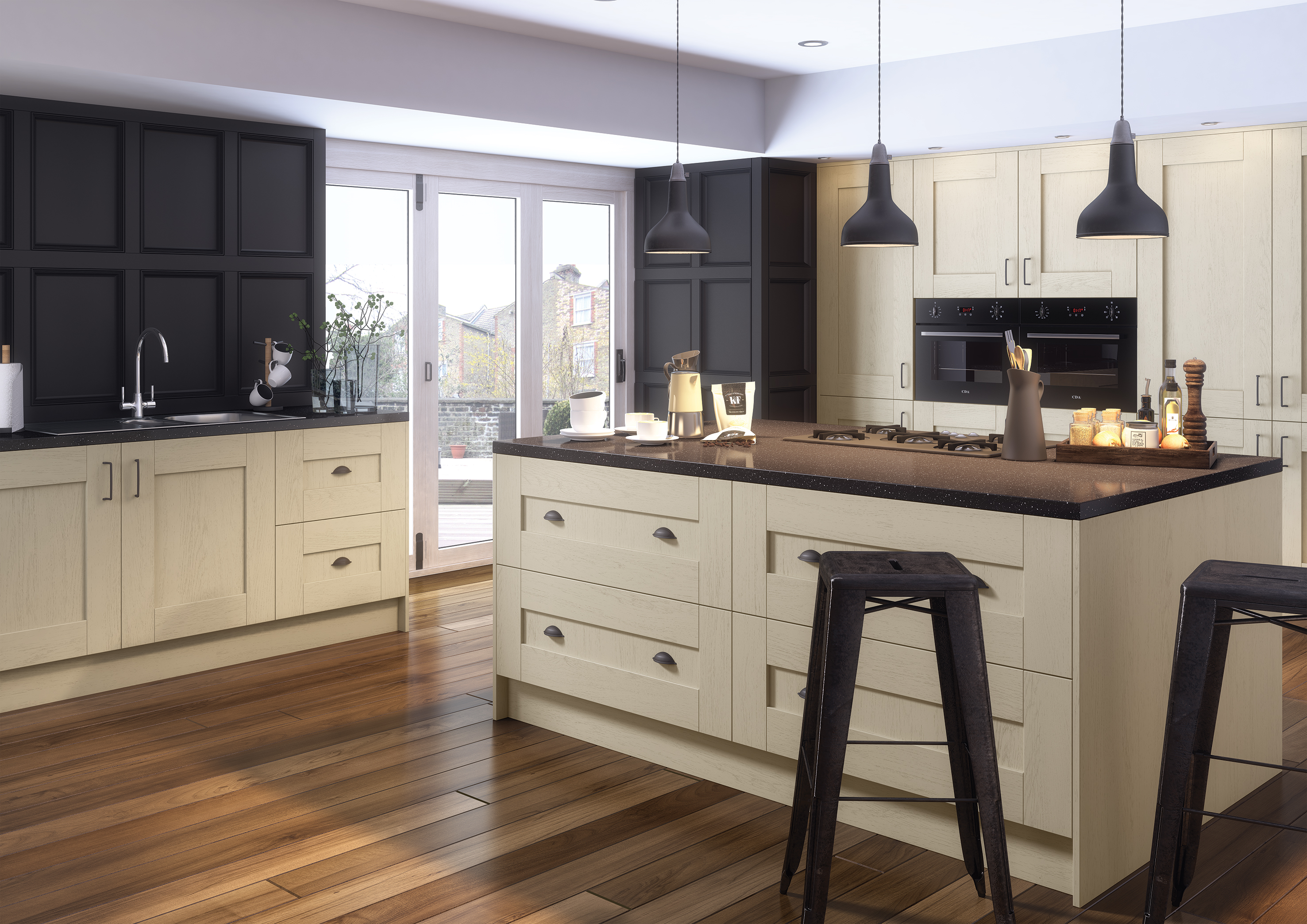 Wilton Woodgrain Shaker Door