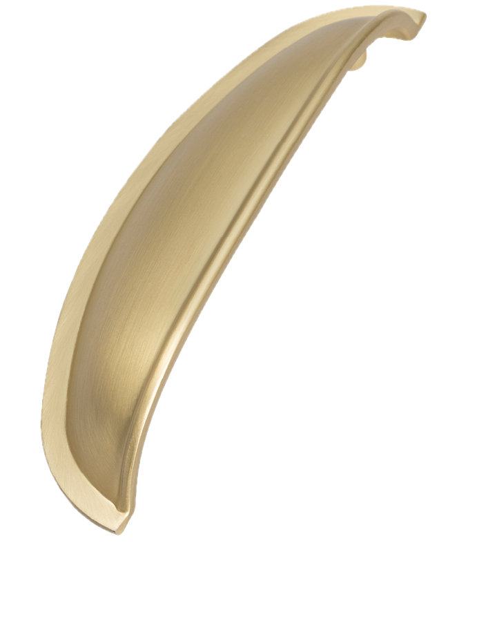 Windsor Shell - 125mm - Satin Brass