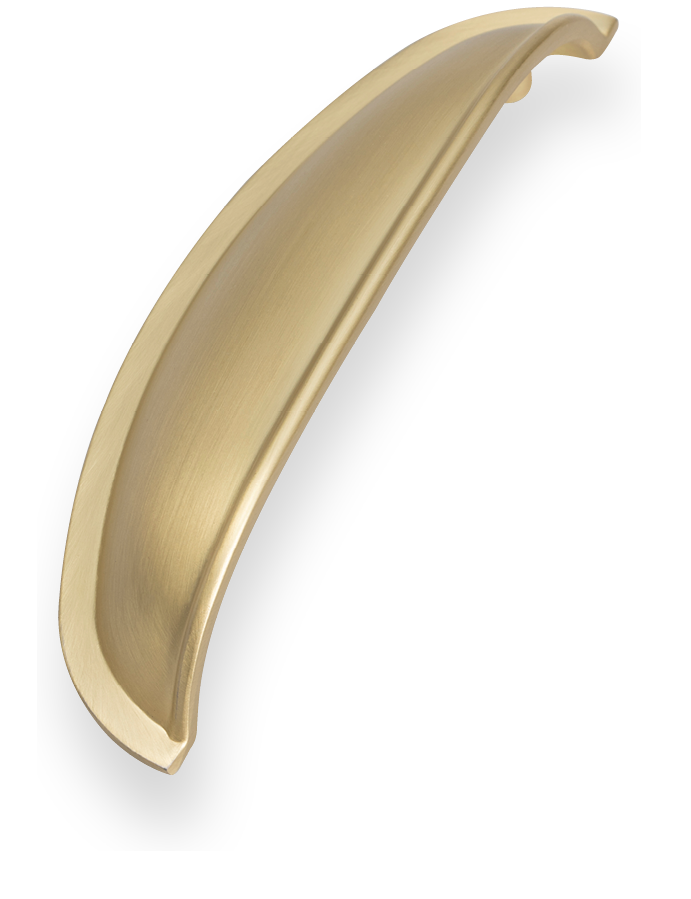Windsor Shell - 125mm - Satin Brass