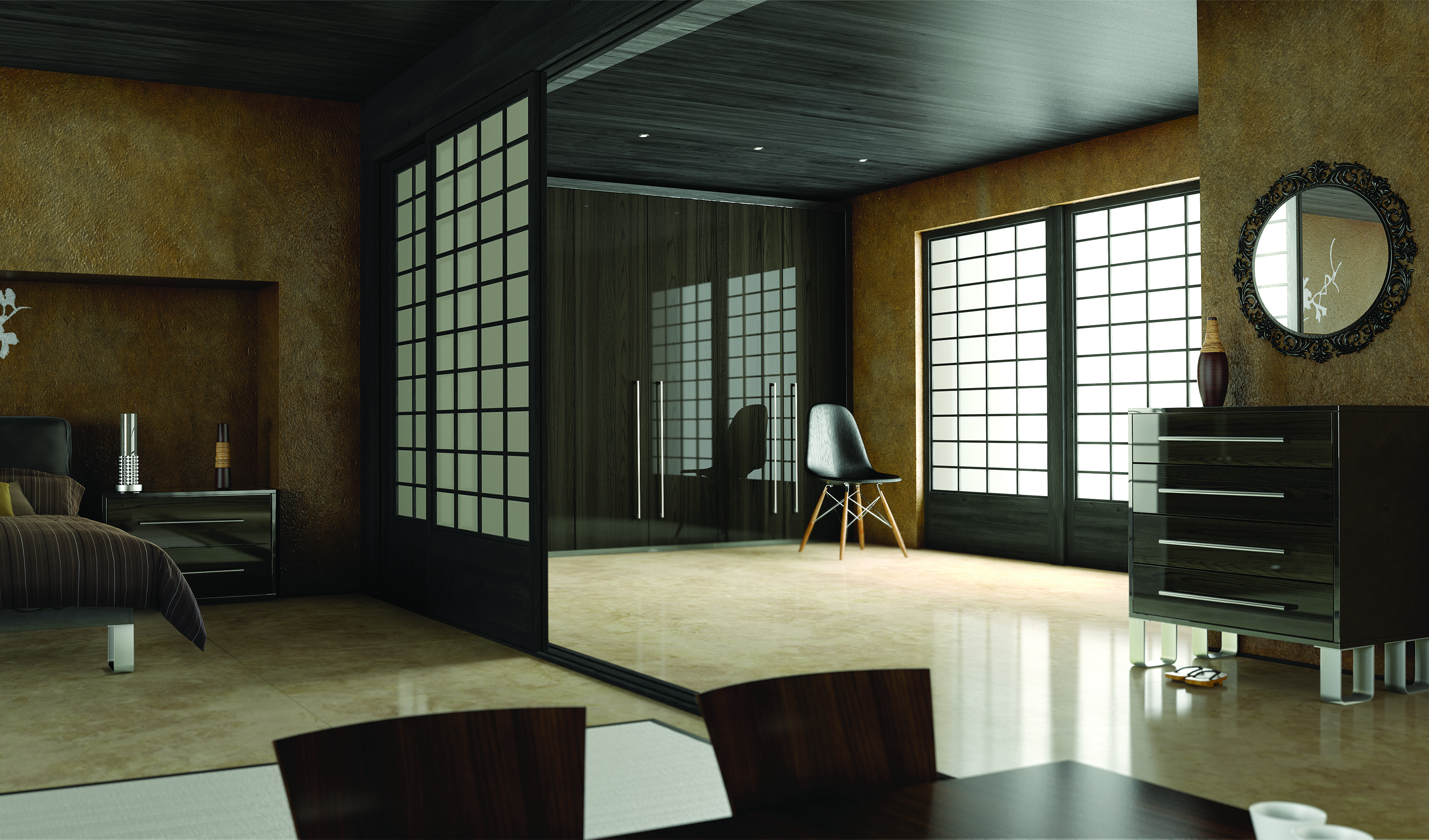 Zurfiz Gloss Door - With Glass Effect Edge